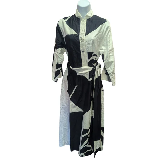 Vintage 70's Catherine Ogust for Penthouse Gallery Geo Color dress - Picture 1 of 11